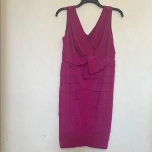 Elegant Pink Sleeveless Jones Wear Dress